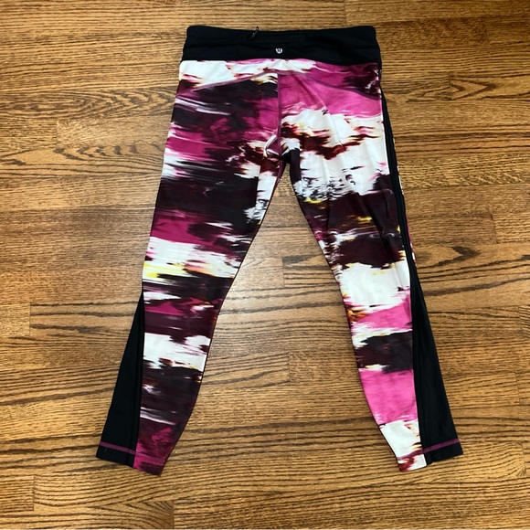 Lululemon Leggings Tight IV Full-On Luxtreme Pigment Wind Berry Rumble Black - Picture 3 of 5